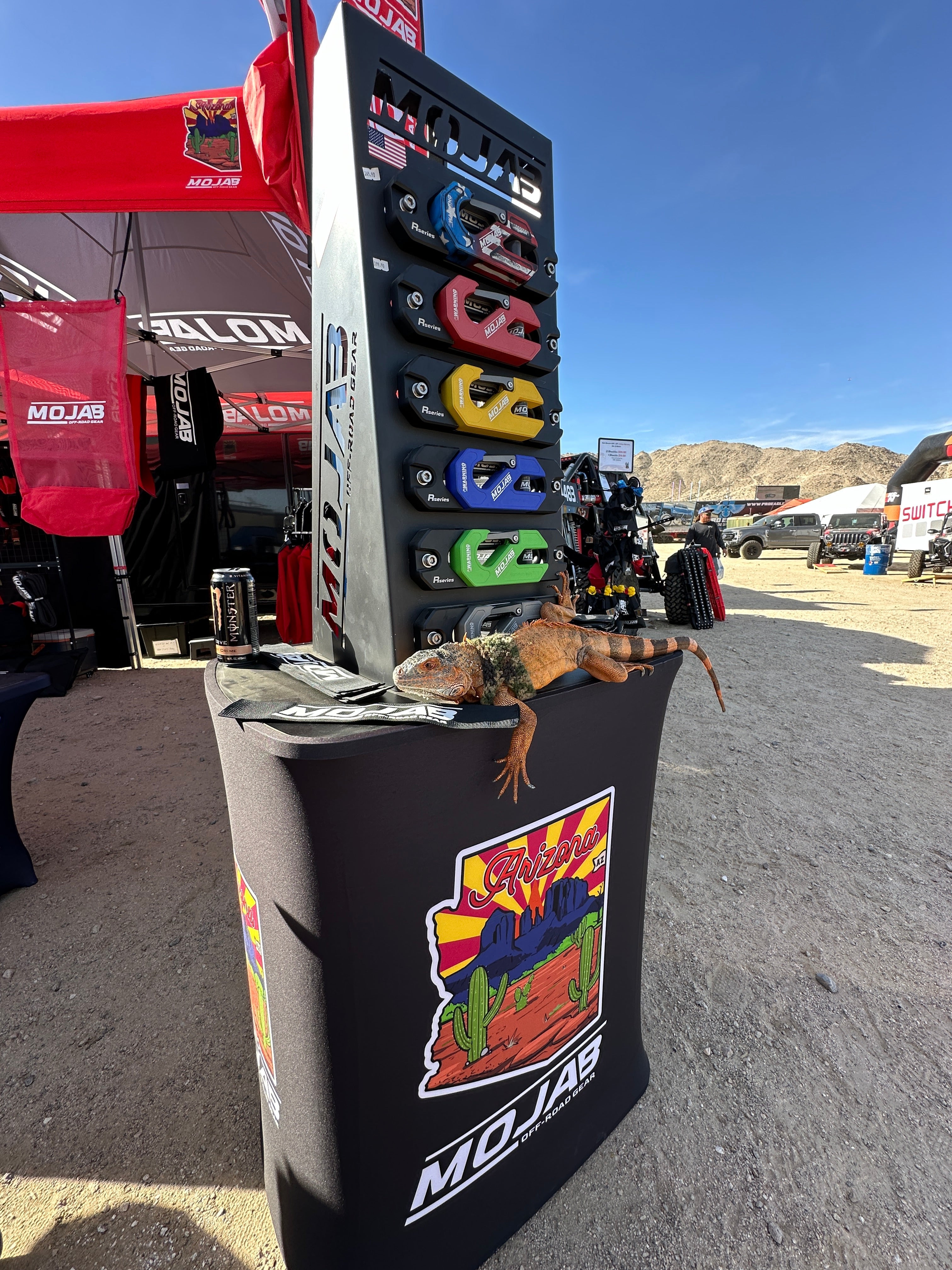 Photo of Aluminum Recessed Winch Shackle with Fairlead Kit, closed latch (LIFE TIME WARRANTY*) by MOJAB OFFROAD - Premium Winches & Winch Mounts for UTVs / Side by Sides