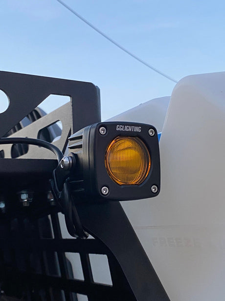 Photo of GP5 Single LED Pod Light Amber + Free Clear Lens by GGLighting - Premium for UTVs / Side by Sides