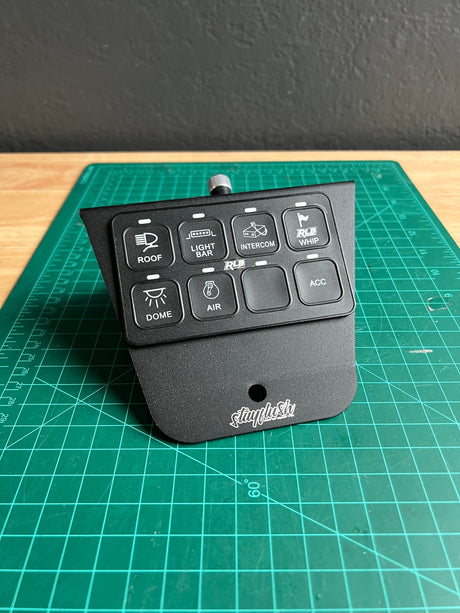 Photo of SFM Pro/ProR RLB 8 Gang Switch Panel by StayFlush Motorsports - Premium Dash Accessories for UTVs / Side by Sides
