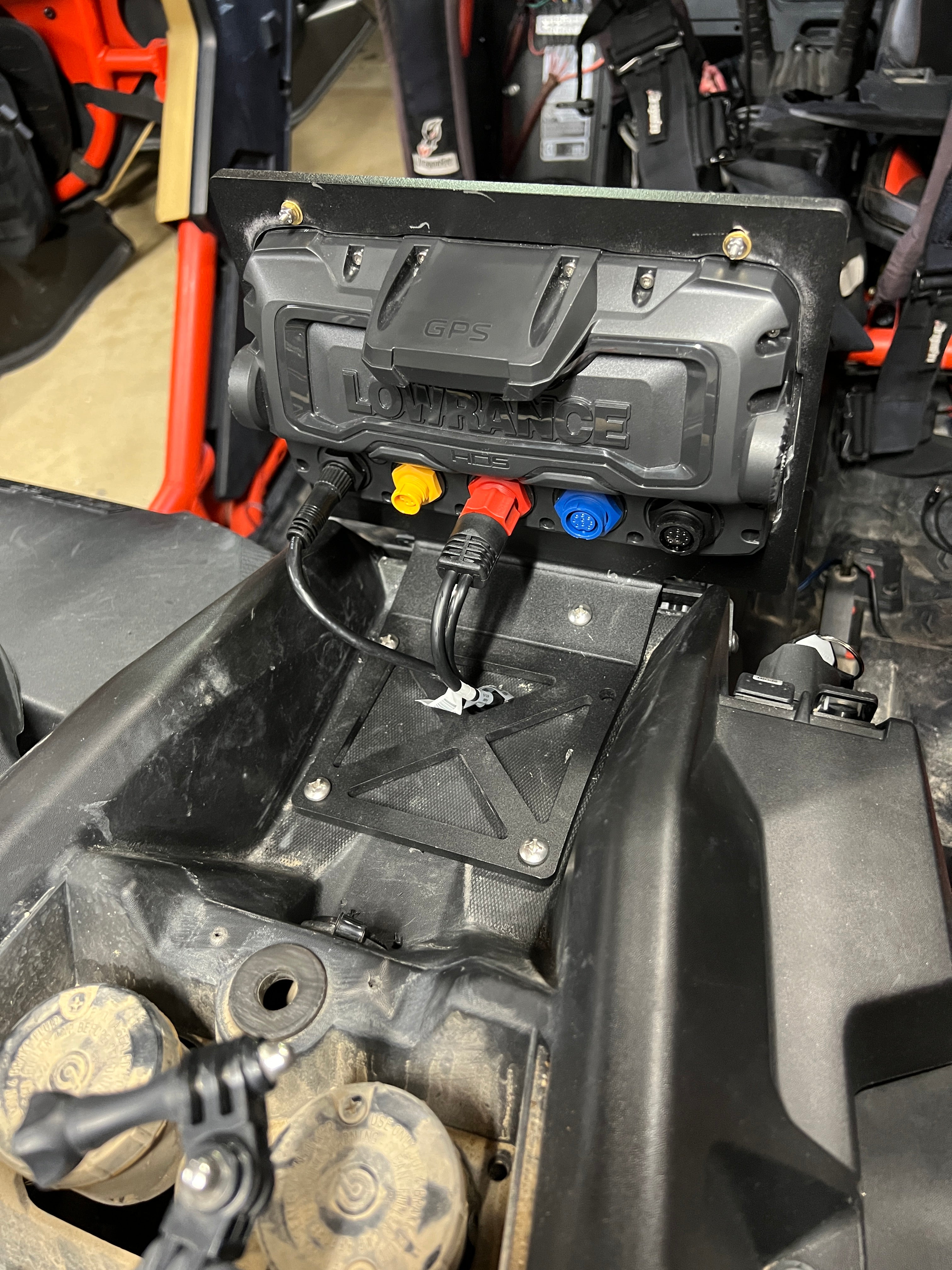 Photo of SFM Canam X3 Lowrance HDS7 Mount by StayFlush Motorsports - Premium for UTVs / Side by Sides