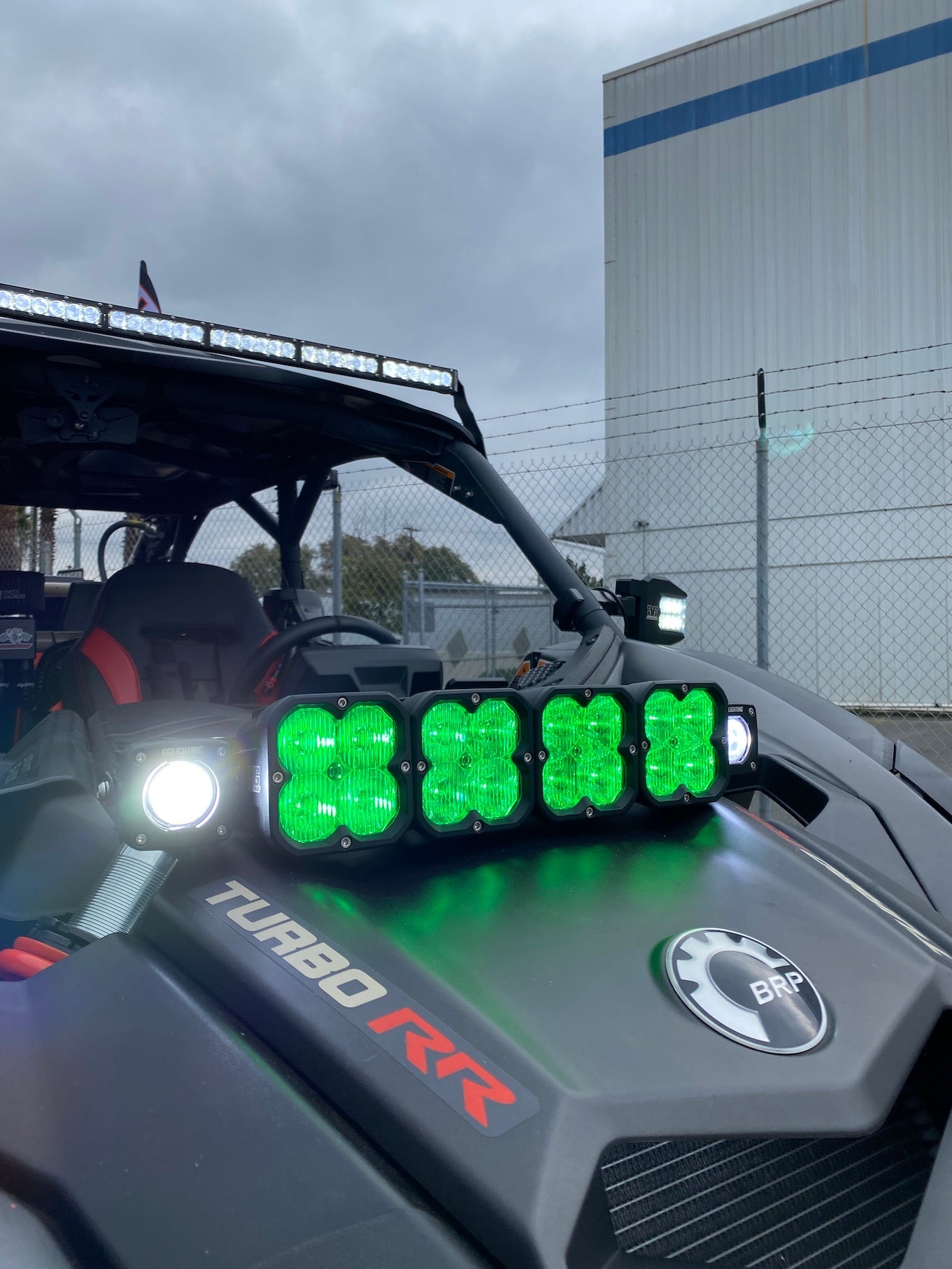 Photo of GP5 Single LED Pod Light Amber + Free Clear Lens by GGLighting - Premium for UTVs / Side by Sides