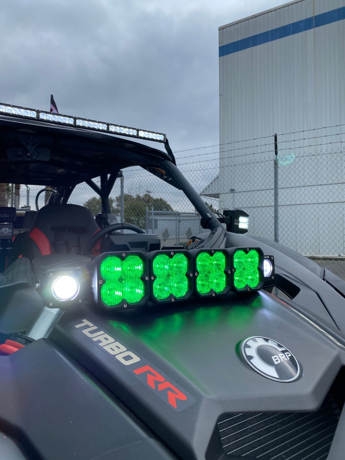 Photo of GP5 Single LED Pod Light Amber + Free Clear Lens by GGLighting - Premium for UTVs / Side by Sides