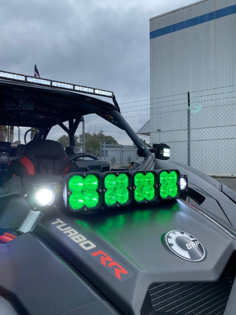 Photo of GP5 Single LED Pod Light Amber + Free Clear Lens by GGLighting - Premium for UTVs / Side by Sides
