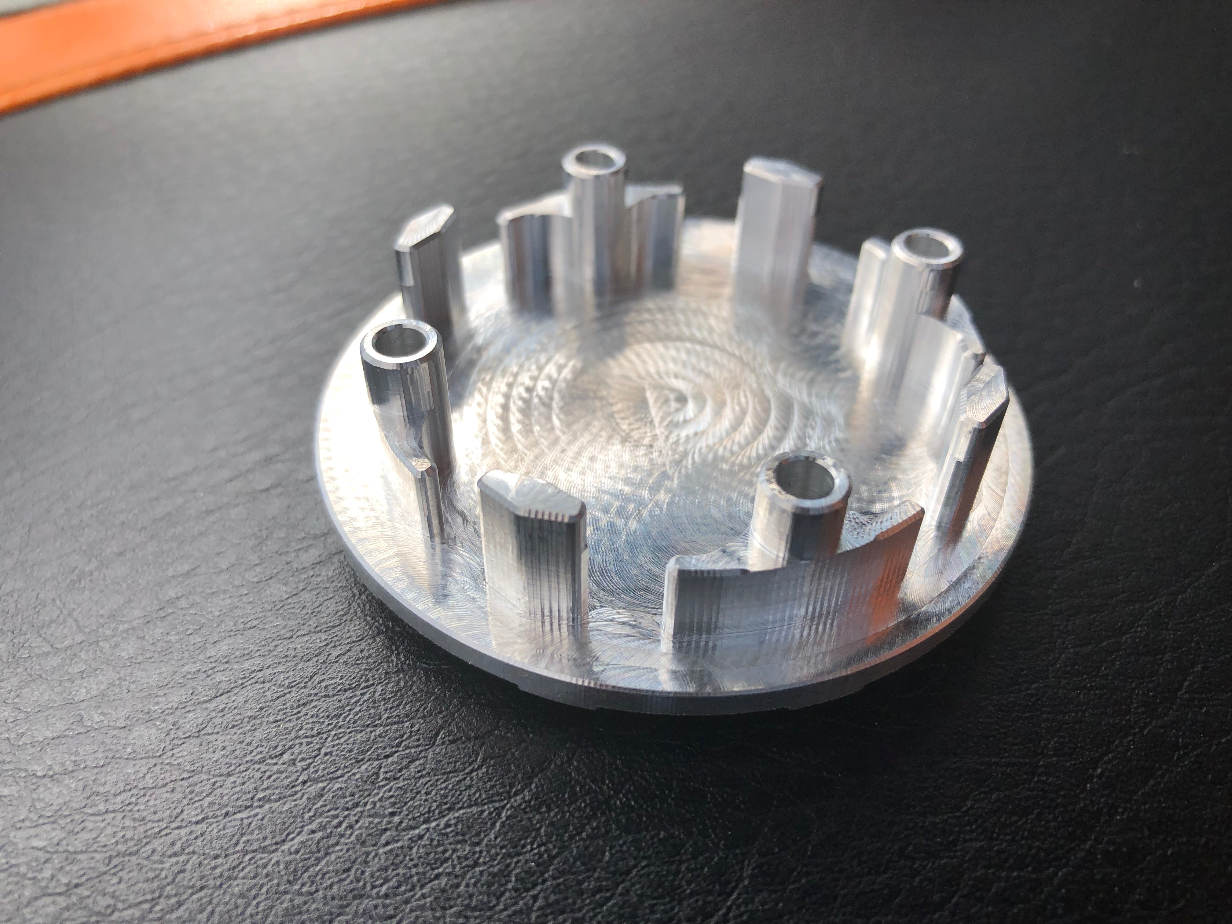 Photo of Kawasaki Teryx 2/4 Billet Steering Wheel Cap by Viper Machine - Premium for UTVs / Side by Sides