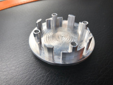 Photo of Kawasaki Teryx 2/4 Billet Steering Wheel Cap by Viper Machine - Premium for UTVs / Side by Sides