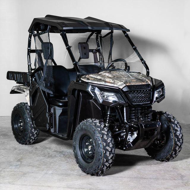 Photo of TK00630 2021+ HONDA PIONEER 520 FULL UTV WINDSHIELD - SCRATCH RESISTANT 1/4” by TerraRider UTV Windshields & Accessories - Premium for UTVs / Side by Sides