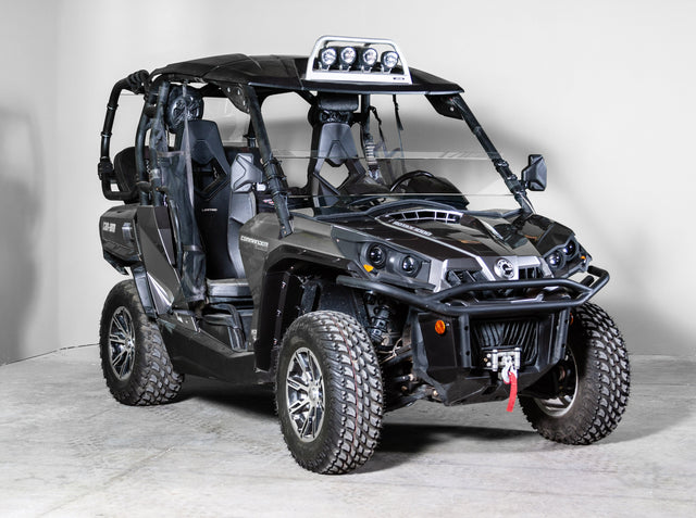 Photo of 2020 AND OLDER CAN-AM COMMANDER (EXCLUDES 2022 1000 MODELS) HALF UTV WINDSHIELD (TK00462, TK00463 & TK00464) by TerraRider UTV Windshields & Accessories - Premium for UTVs / Side by Sides
