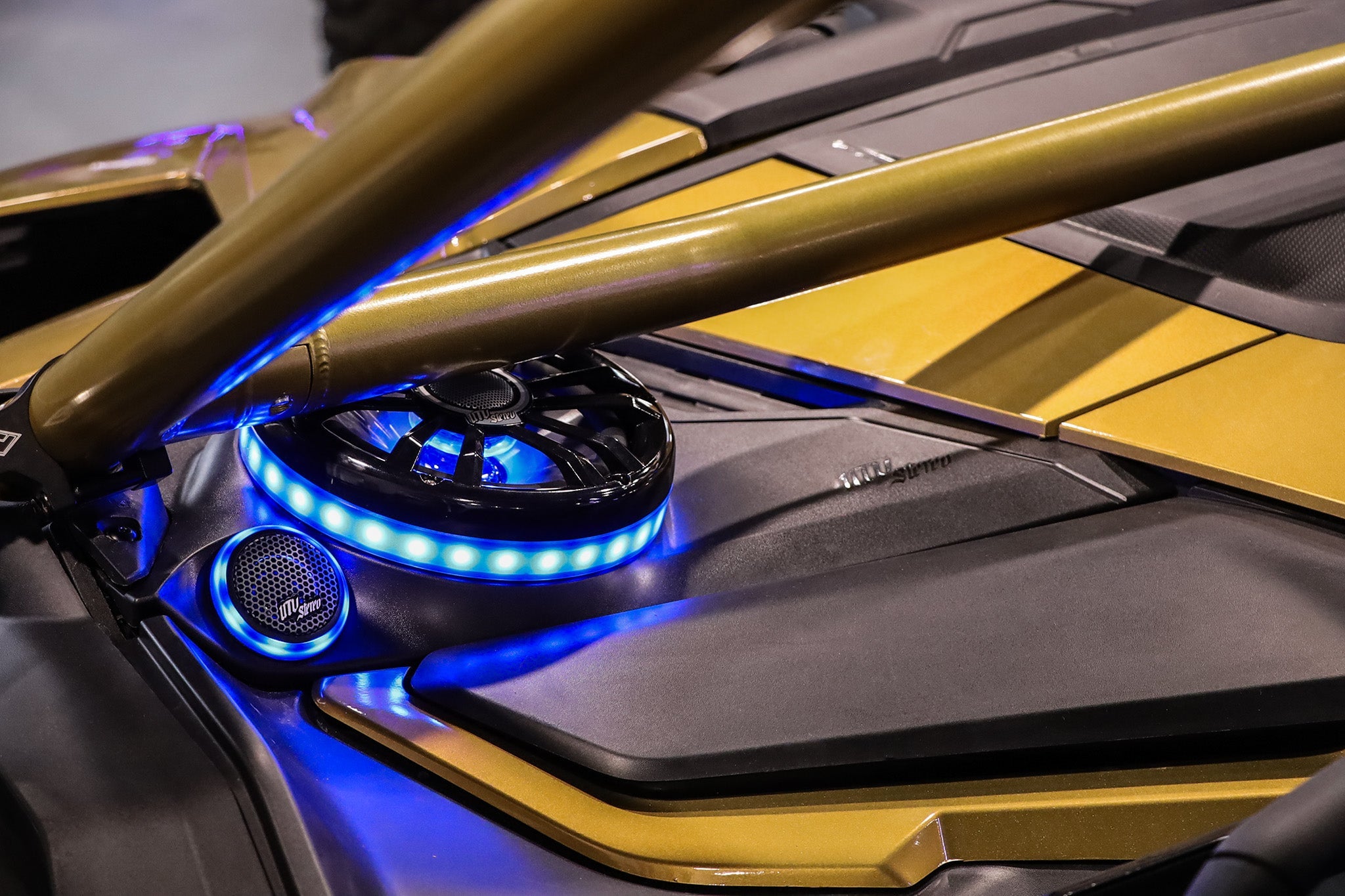 Photo of 6.5" RGB LED Speaker Rings (Pair) | UTVS-65LSR by UTV Stereo - Premium Speaker Light Ring for UTVs / Side by Sides