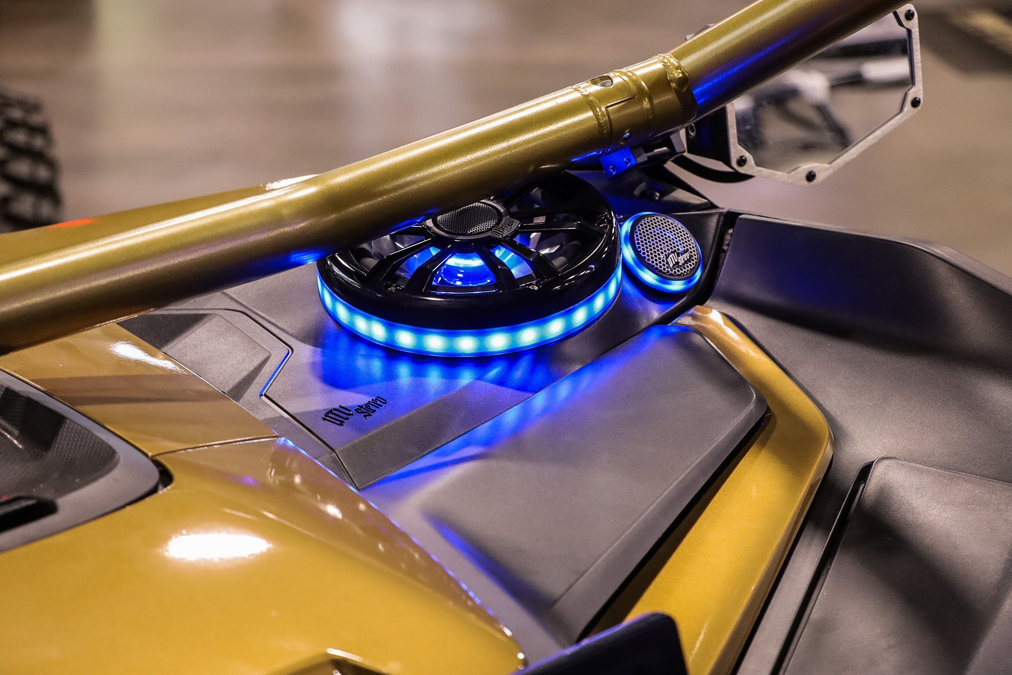 Photo of Can-Am® Maverick R 6.5" Dash Panel Speaker Mounts | UTVS-R-DP65 by UTV Stereo - Premium Can Am X3 Dash Speaker Mount Panel for UTVs / Side by Sides