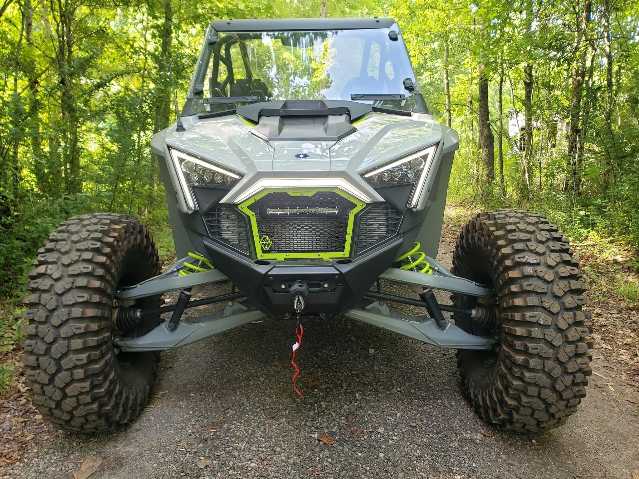 Photo of PRO Grille WITH Lightbar by L&W Fab - Premium Accessories for UTVs / Side by Sides