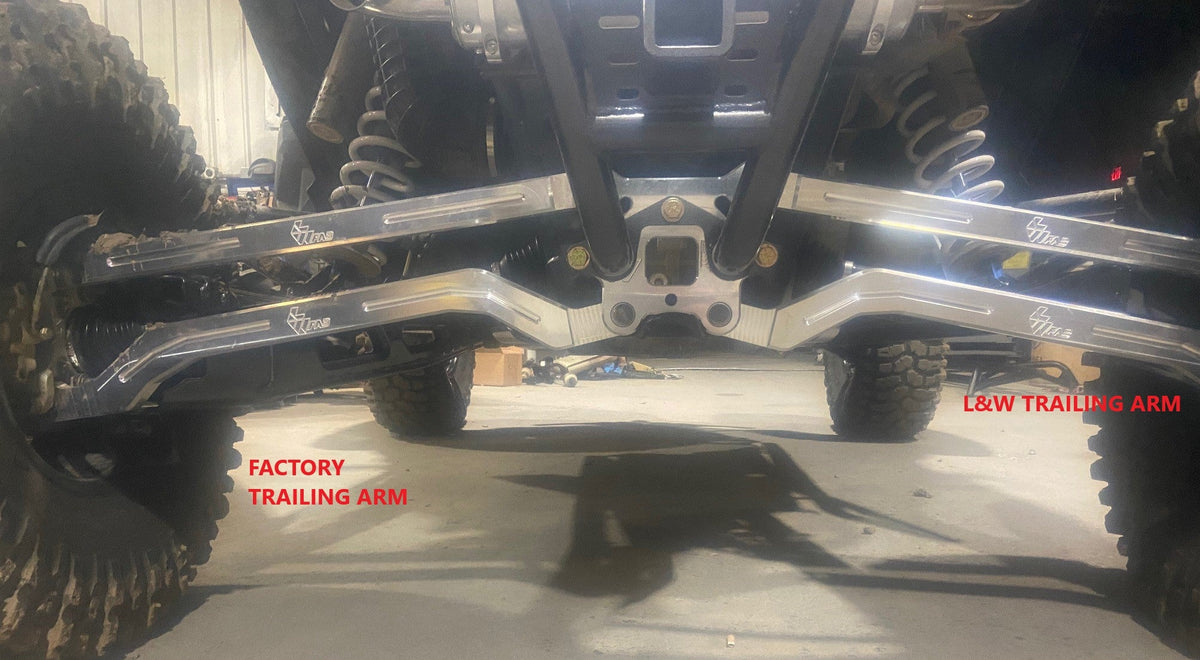 Photo of Turbo S- Steel High Clearance HD Trailing Arms by L&W Fab - Premium Trailing Arm for UTVs / Side by Sides
