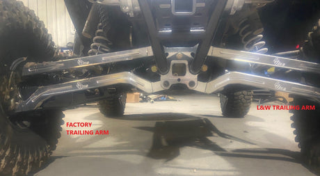 Photo of Turbo S- Steel High Clearance HD Trailing Arms by L&W Fab - Premium Trailing Arm for UTVs / Side by Sides