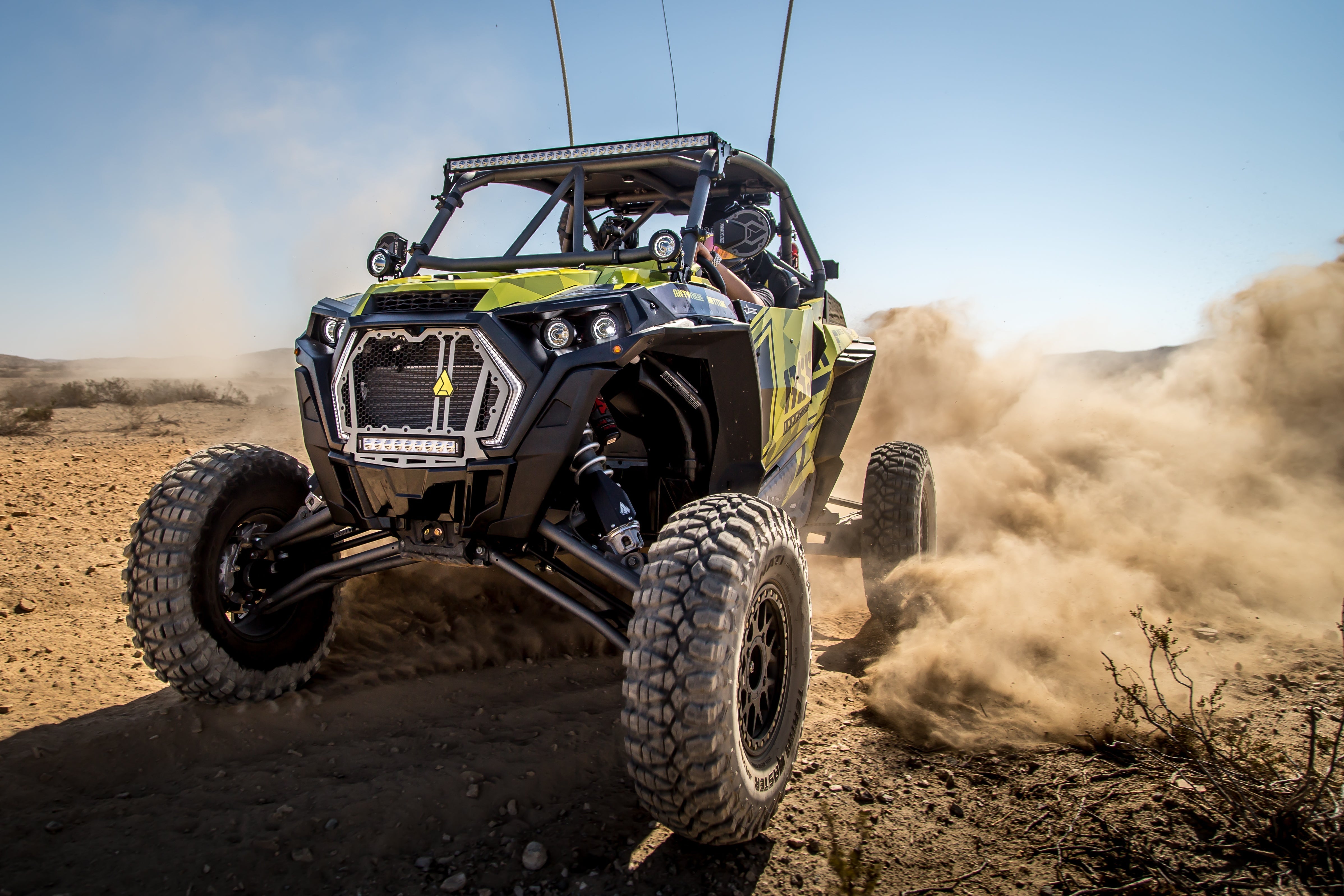 Photo of 2014-2018 Polaris RZR XP1000/XP Turbo/S/RS1 Factory LED Headlight Upgrade Kit by Vision X Off-Road - Premium Vehicle Specific Kit for UTVs / Side by Sides