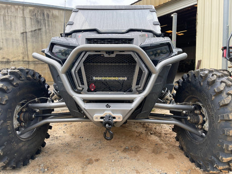 Photo of Aftermarket Snap In Grille with Light Bar by L&W Fab - Premium Grille for UTVs / Side by Sides