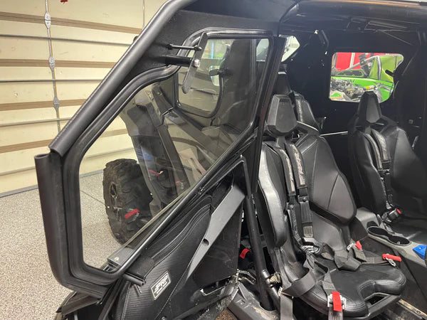 Photo of Polaris RZR PRO XP 4-Seat Cab Enclosure "THE VAULT" Upper Side Doors & Panels (Patent Pending) (2019+) by Dirt Warrior Accessories - Premium Cab Enclosures for UTVs / Side by Sides
