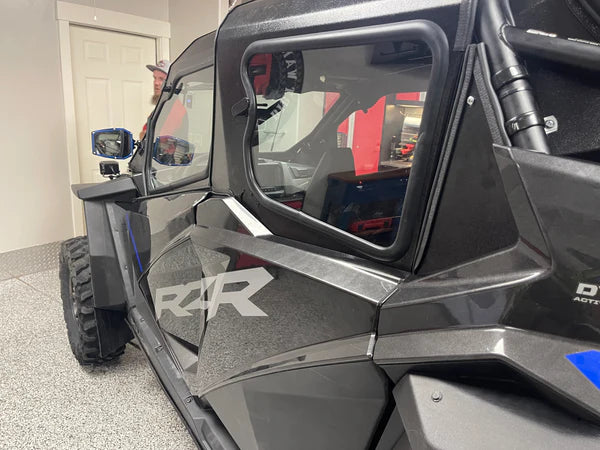 Photo of Polaris RZR PRO XP 4-Seat Cab Enclosure "THE VAULT" Upper Side Doors & Panels (Patent Pending) (2019+) by Dirt Warrior Accessories - Premium Cab Enclosures for UTVs / Side by Sides