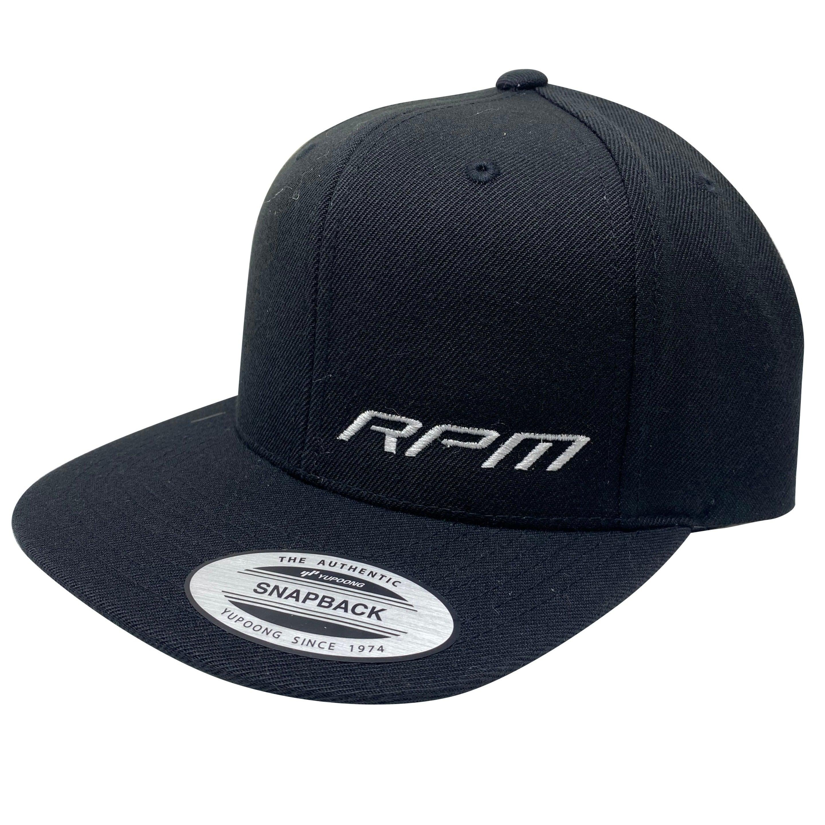 Photo of RPM SXS RPM Small Logo Black Snapback Hat by RPM SXS - Premium for UTVs / Side by Sides