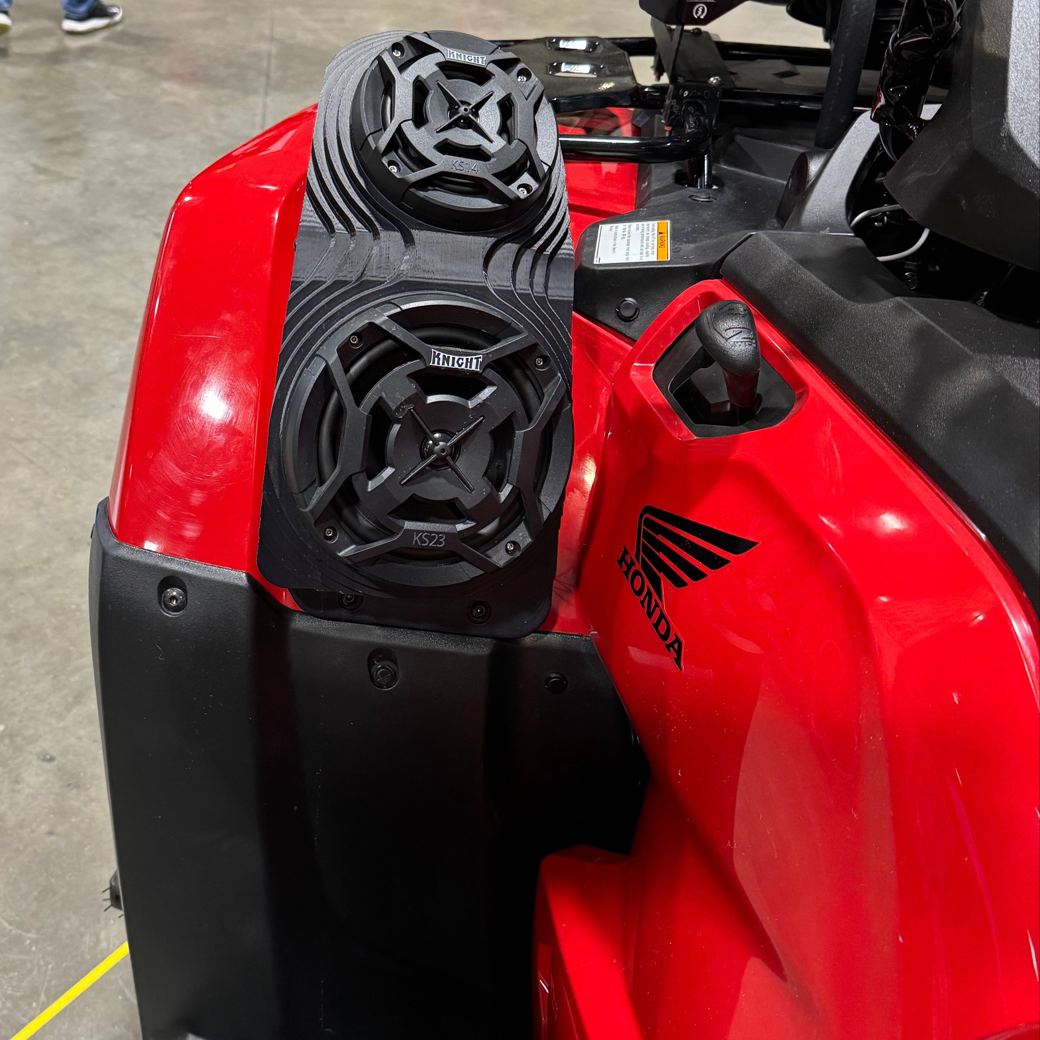 Photo of Honda Rancher (14–25) Bluetooth LED Double ATV Sound System by Knight ATV - Premium Power Sports for UTVs / Side by Sides