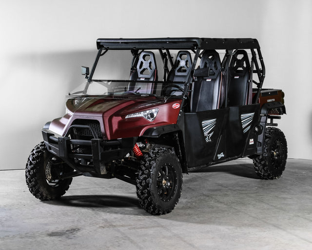 Photo of TK00256 ODES DOMINATOR X TILTING UTV WINDSHIELD - SCRATCH RESISTANT 3/16" - FOR SOFT OR NO TOP by TerraRider UTV Windshields & Accessories - Premium for UTVs / Side by Sides