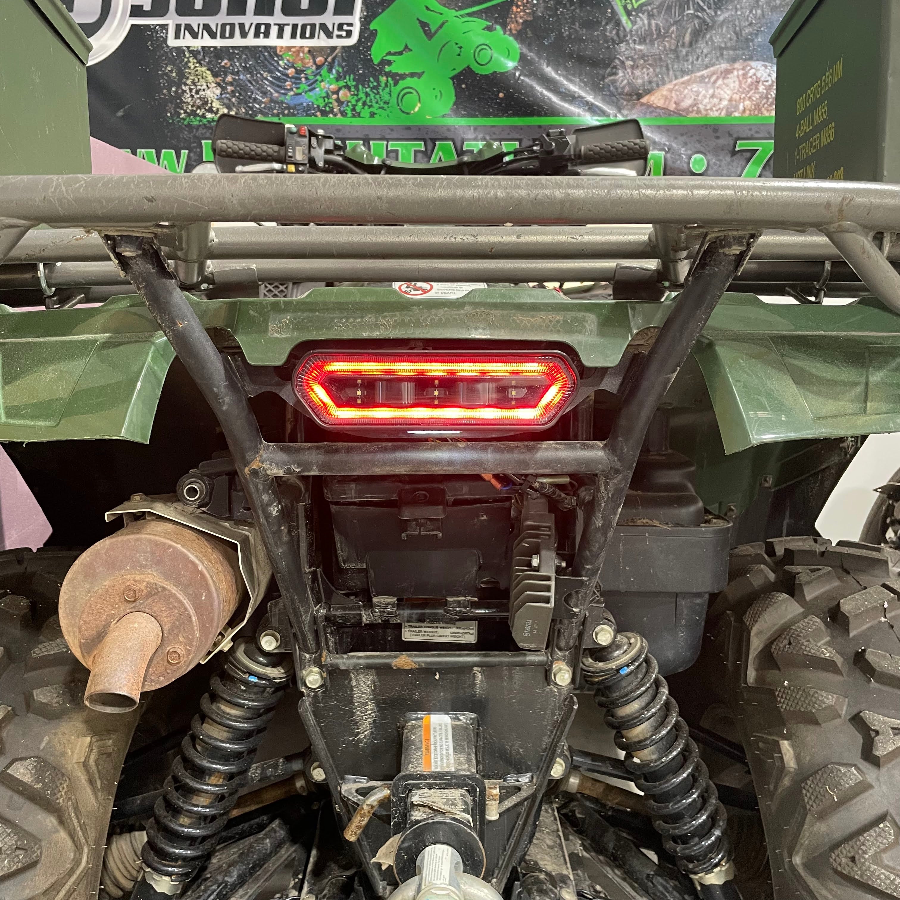 Photo of Brute Force - Tail Light w/Reverse by Knight ATV - Premium for UTVs / Side by Sides