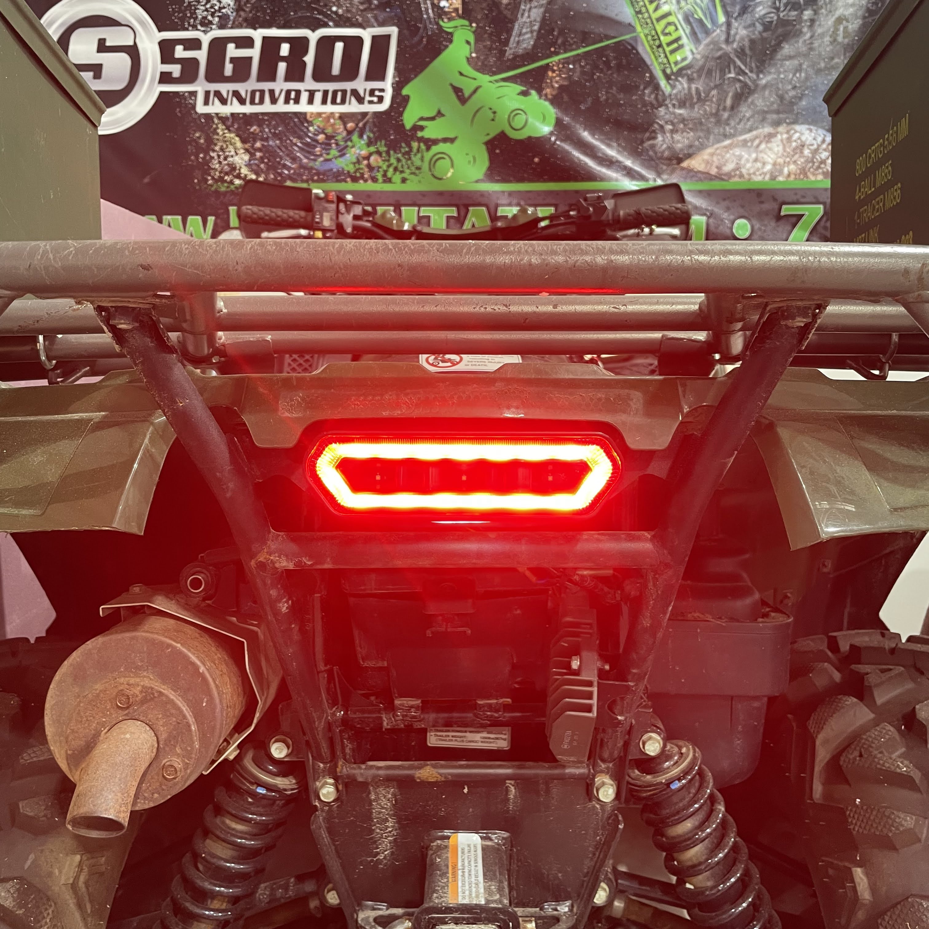 Photo of Brute Force - Tail Light w/Reverse by Knight ATV - Premium for UTVs / Side by Sides