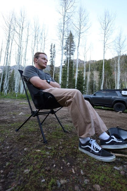 Photo of Large Camp Chair with Roll Cage Bag by UTV Mountain Accessories - Premium for UTVs / Side by Sides