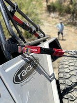 Photo of 2''x4' Short Strap / Winch Strap (Lifetime Warranty) by MOJAB OFFROAD - Premium Tow Strap for UTVs / Side by Sides