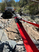 Photo of 4''x10' Tree Saver Strap / Tow Strap / Winch Strap (Lifetime Warranty) by MOJAB OFFROAD - Premium Tow Strap for UTVs / Side by Sides