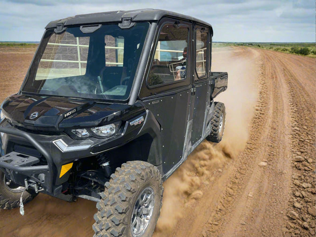 Photo of CANAM DEFENDER 4-SEAT Cab Enclosure "THE VAULT" 2016+ Upper Side Doors & Panels to go with Super ATV Doors (Patent Pending) by Dirt Warrior Accessories - Premium VAULT for UTVs / Side by Sides