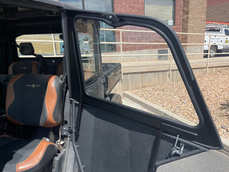 Photo of CANAM DEFENDER 4-SEAT Cab Enclosure "THE VAULT" 2016+ Upper Side Doors & Panels to go with Super ATV Doors (Patent Pending) by Dirt Warrior Accessories - Premium VAULT for UTVs / Side by Sides