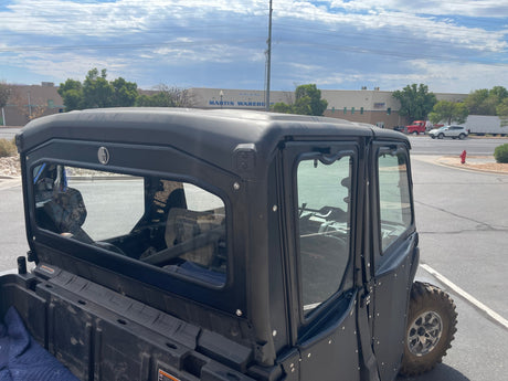 Photo of CANAM DEFENDER 4-SEAT Cab Enclosure "THE VAULT" 2016+ Upper Side Doors & Panels to go with Super ATV Doors (Patent Pending) by Dirt Warrior Accessories - Premium VAULT for UTVs / Side by Sides