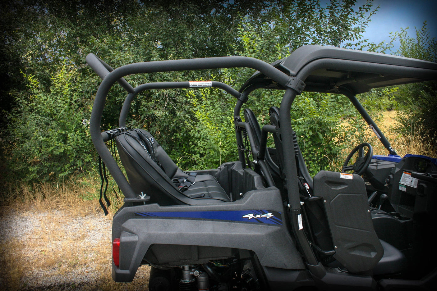Photo of Yamaha Wolverine Backseat and Roll Cage Kit (2016-2018) by UTV Mountain Accessories - Premium Roll Cages for UTVs / Side by Sides