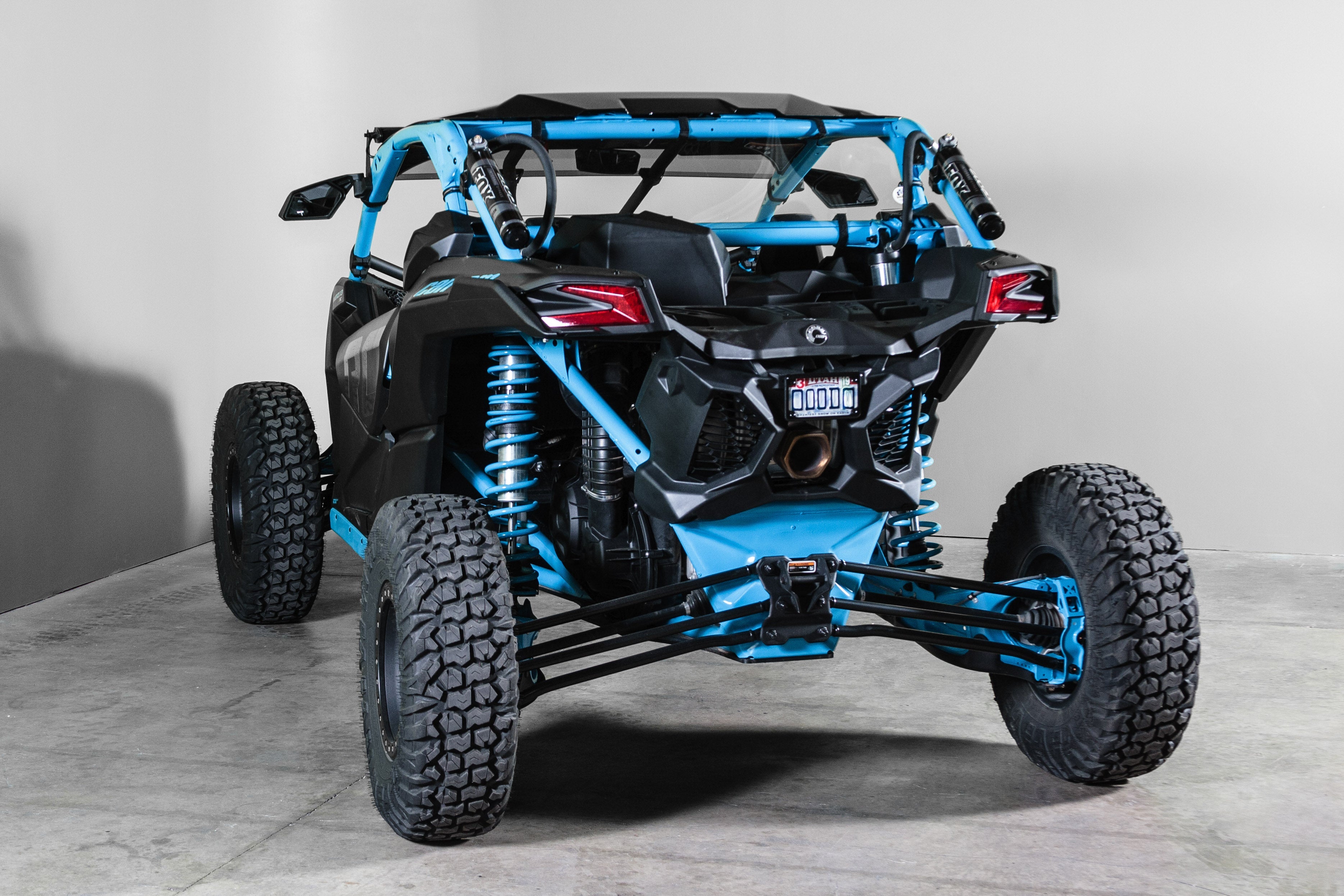Photo of TK00496 CAN-AM MAVERICK X3 (WORKS WITH AND WITHOUT INTRUSION BARS) REAR UTV WINDSHIELD - STANDARD 3/16" by TerraRider UTV Windshields & Accessories - Premium for UTVs / Side by Sides