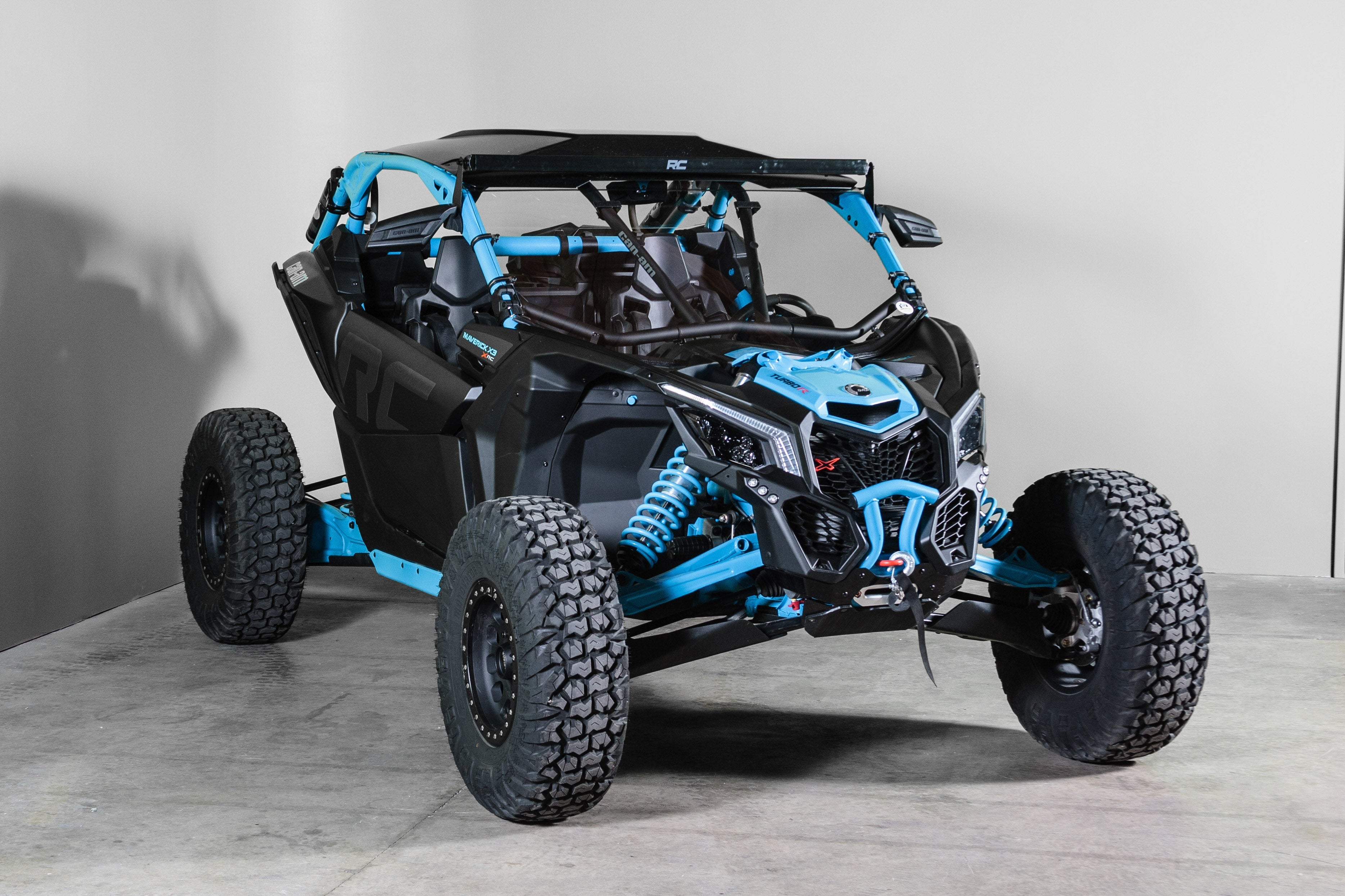 Photo of TK00495 CAN-AM MAVERICK X3 (WORKS WITH INTRUSION BARS) FULL UTV WINDSHIELD - SCRATCH RESISTANT 1/4” by TerraRider UTV Windshields & Accessories - Premium for UTVs / Side by Sides