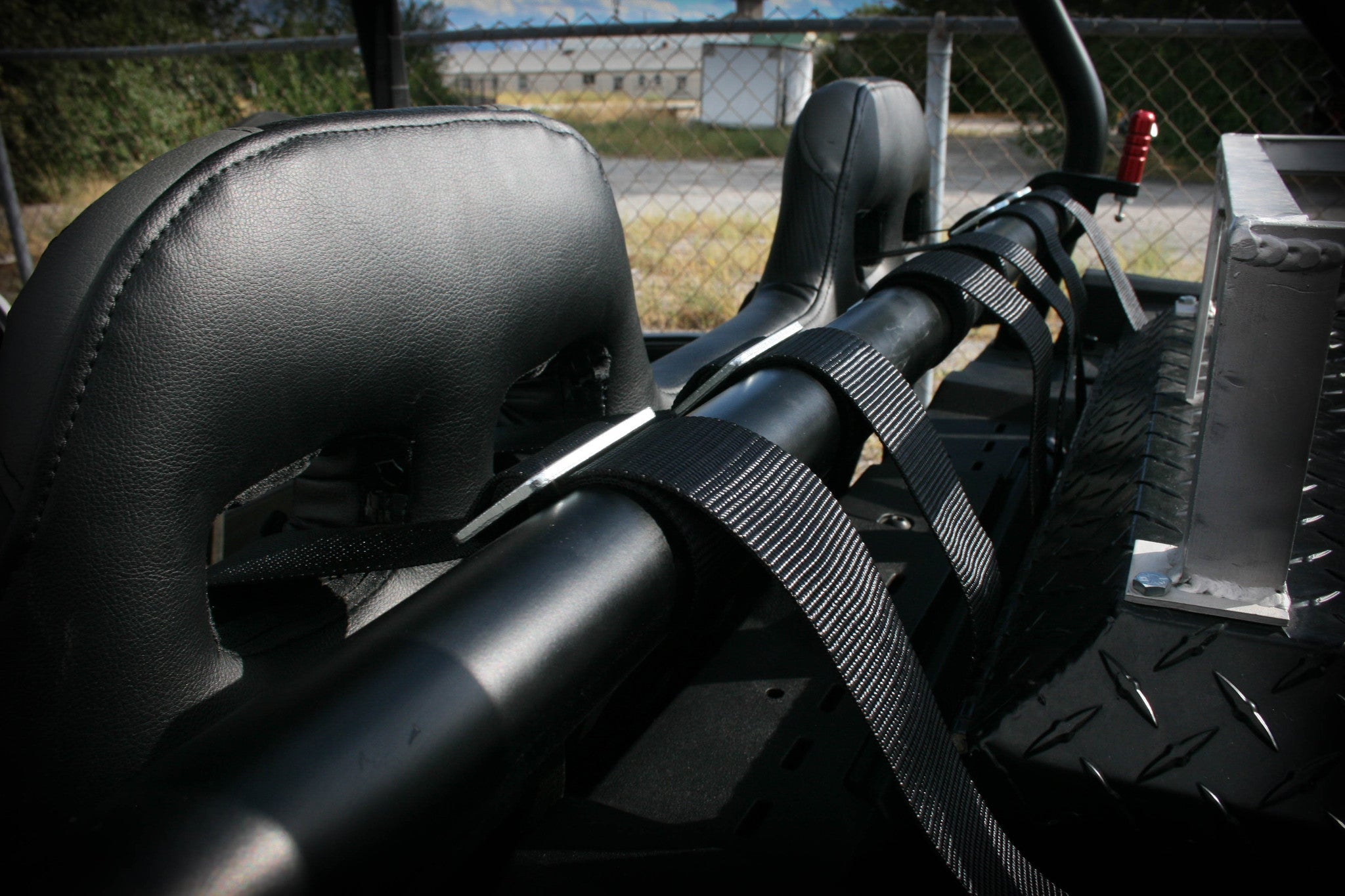 Photo of Rear Bench Seat W Harnesses for RZR 4 1000/900 (2014-2023) by UTV Mountain Accessories - Premium Seats & Accessories for UTVs / Side by Sides