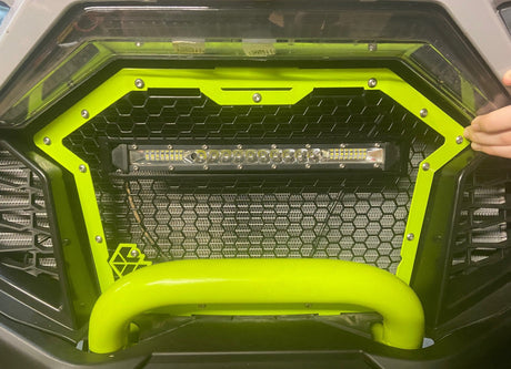 Photo of PRO Grille WITH Lightbar by L&W Fab - Premium Accessories for UTVs / Side by Sides