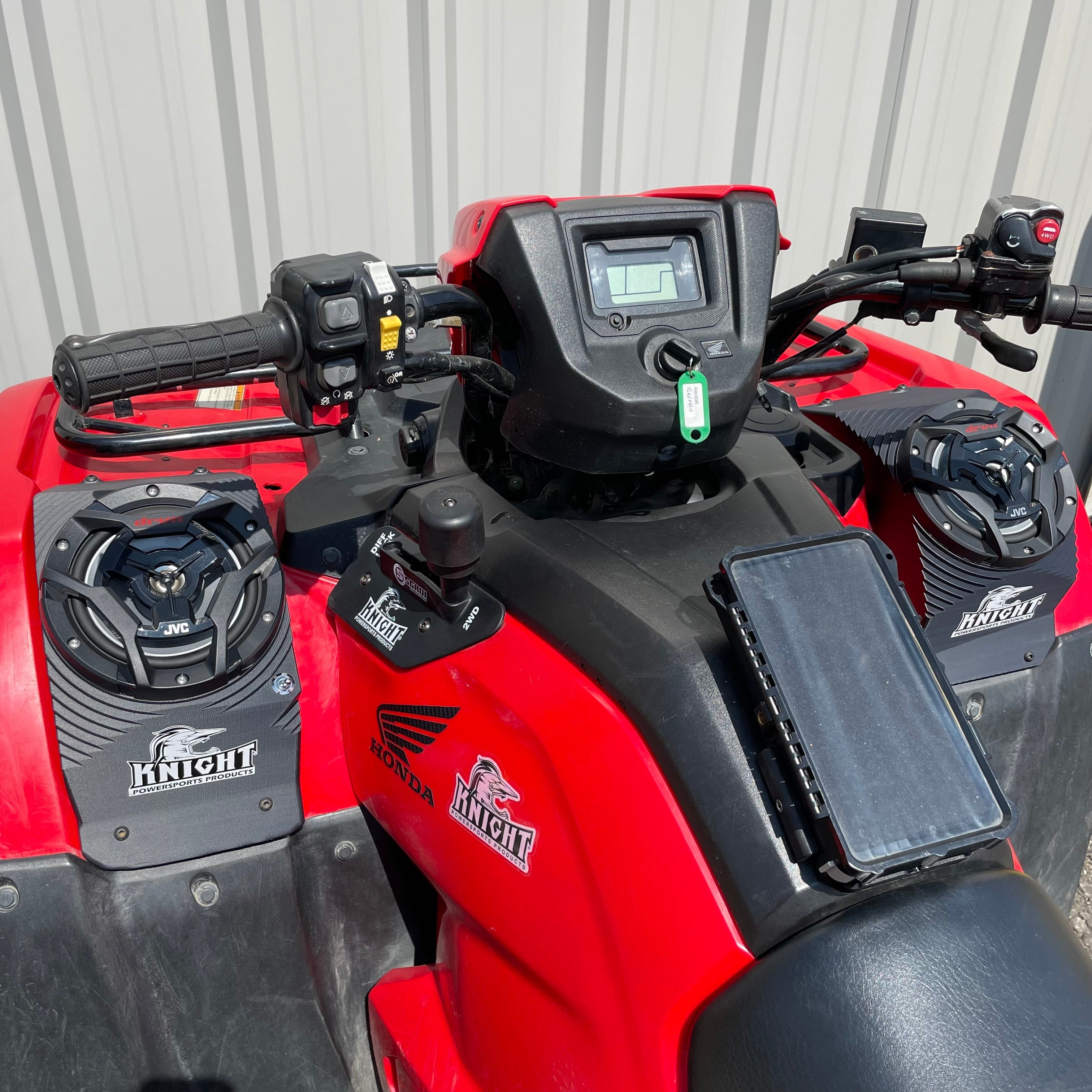 Photo of 2014+ Honda Foreman and Rubicon 420/500/520 Fender Speaker Housings Only by Knight ATV - Premium Audio for UTVs / Side by Sides