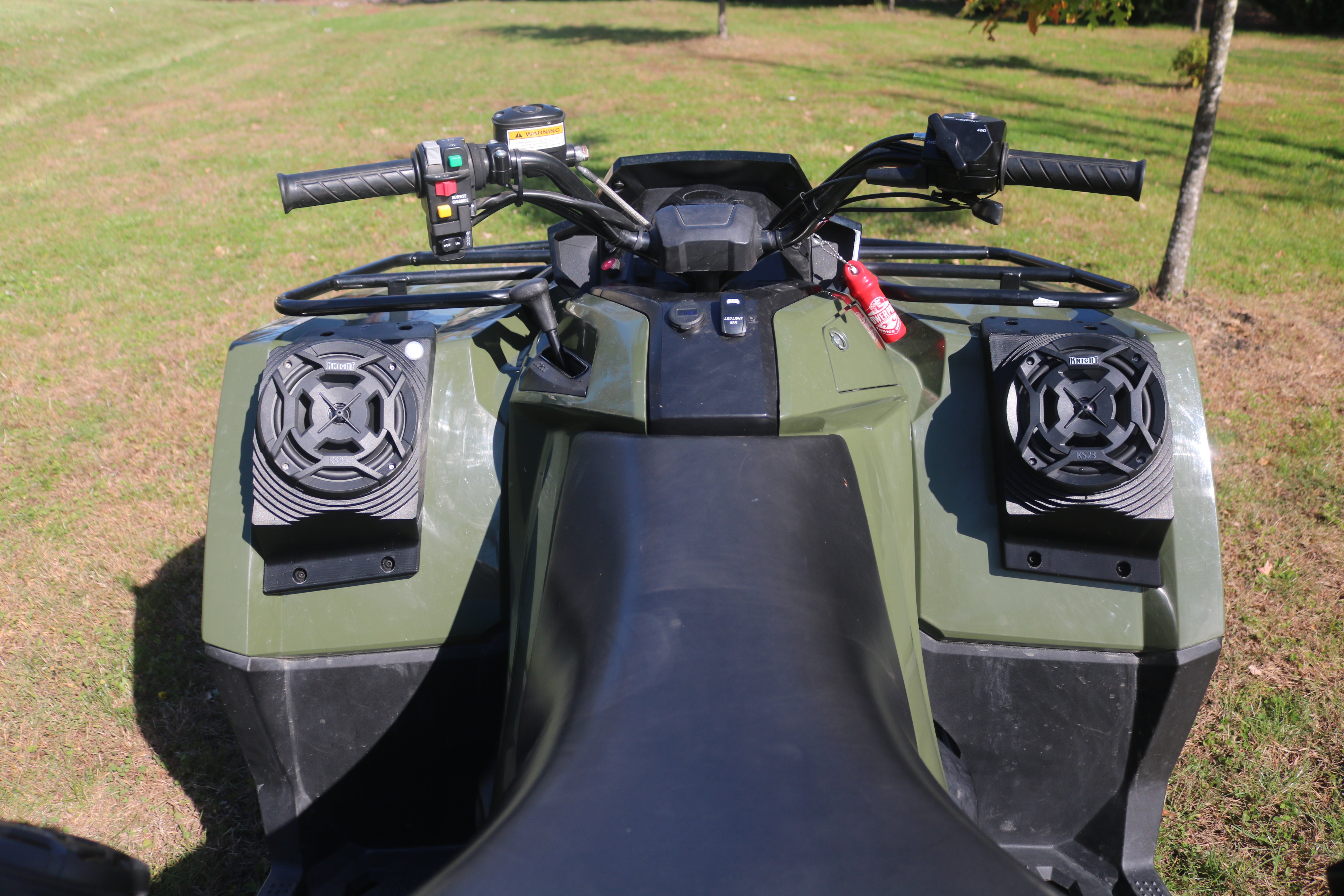 Photo of Tracker Offroad 570 (17–22) Bluetooth LED ATV Sound System by Knight ATV - Premium Power Sports for UTVs / Side by Sides
