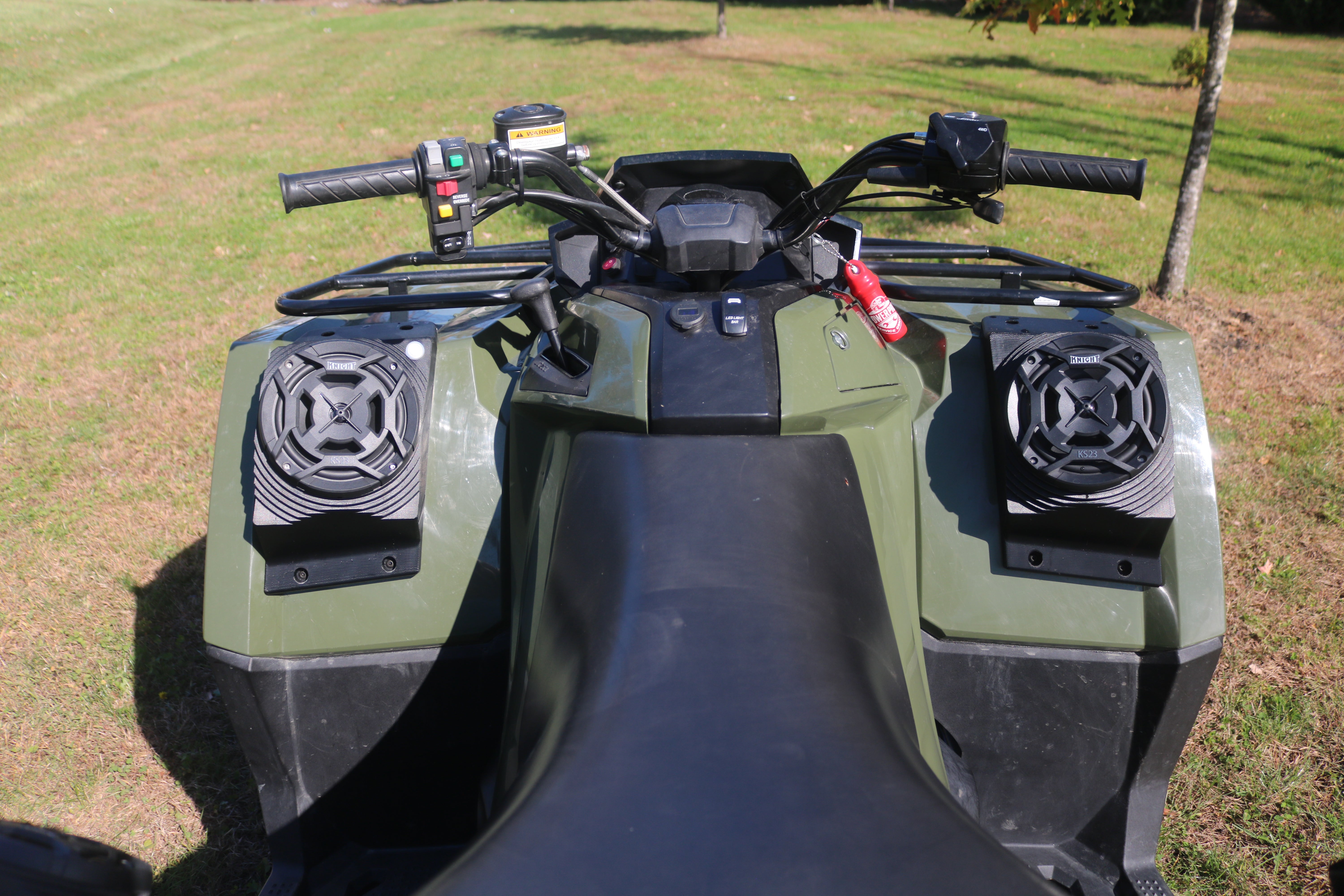 Photo of Tracker Offroad 570 (17–22) Bluetooth LED ATV Surround Sound System by Knight ATV - Premium Power Sports for UTVs / Side by Sides