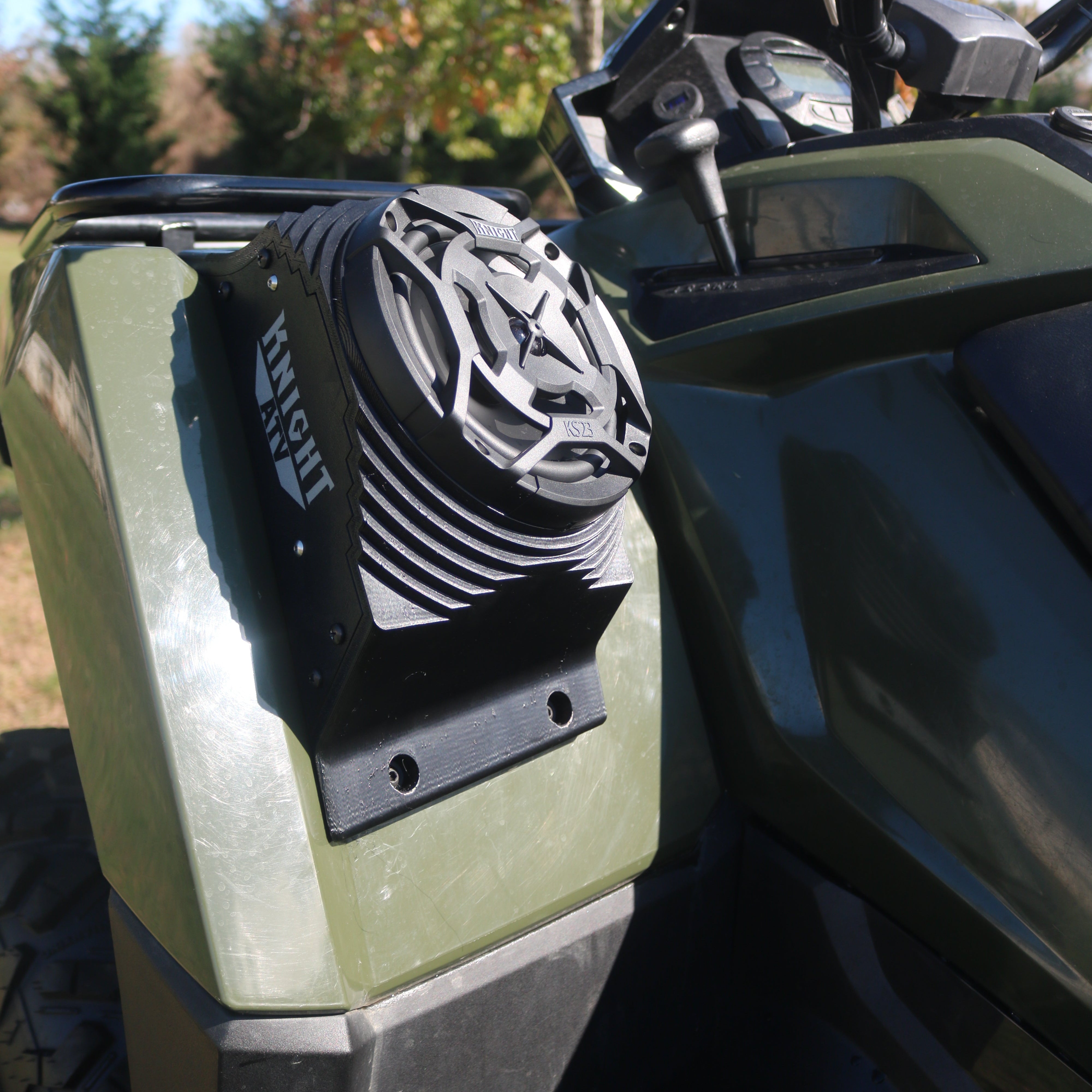 Photo of Tracker Offroad 570 (17–22) Bluetooth LED ATV Surround Sound System by Knight ATV - Premium Power Sports for UTVs / Side by Sides