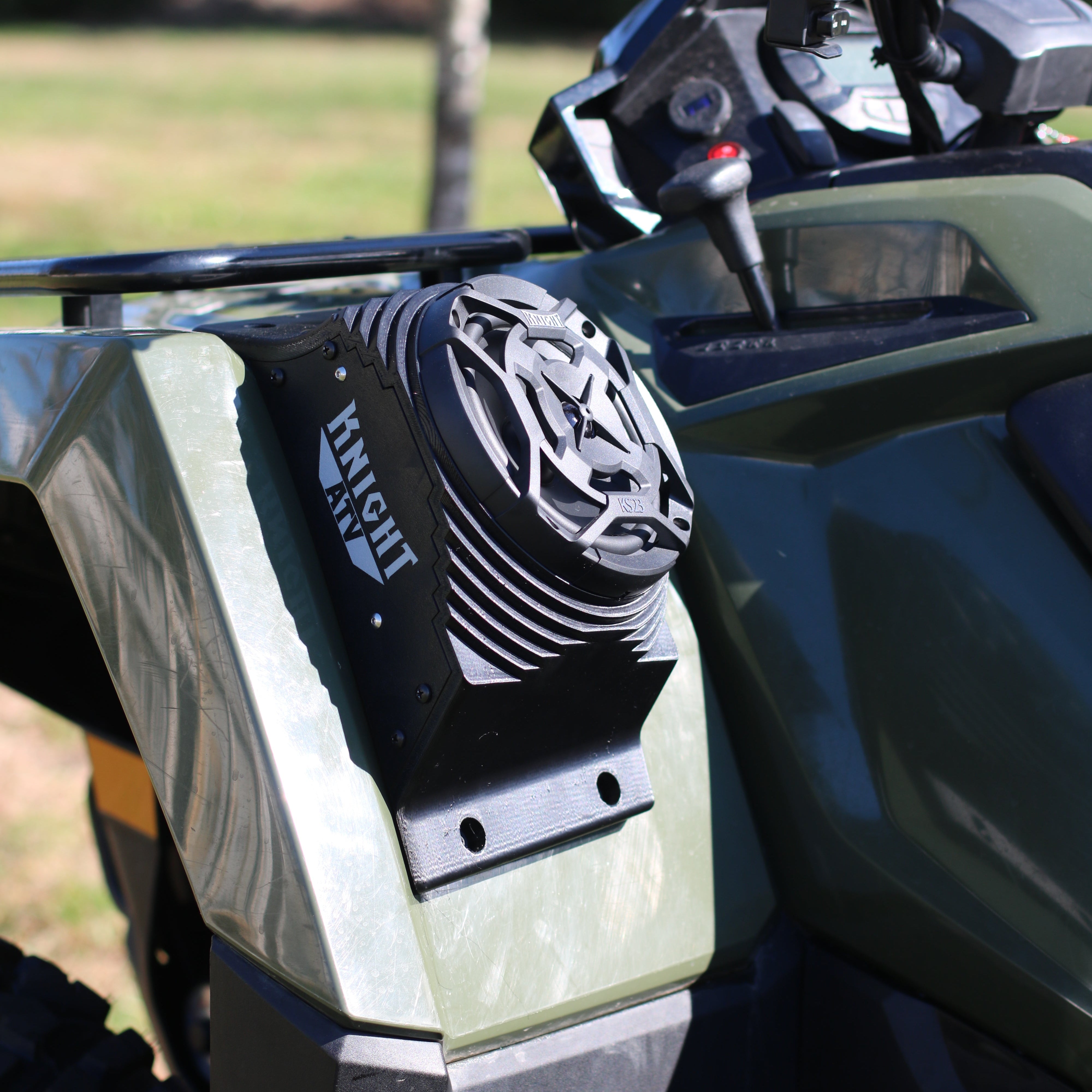 Photo of Tracker Offroad 570 (17–22) Bluetooth LED ATV Sound System by Knight ATV - Premium Power Sports for UTVs / Side by Sides