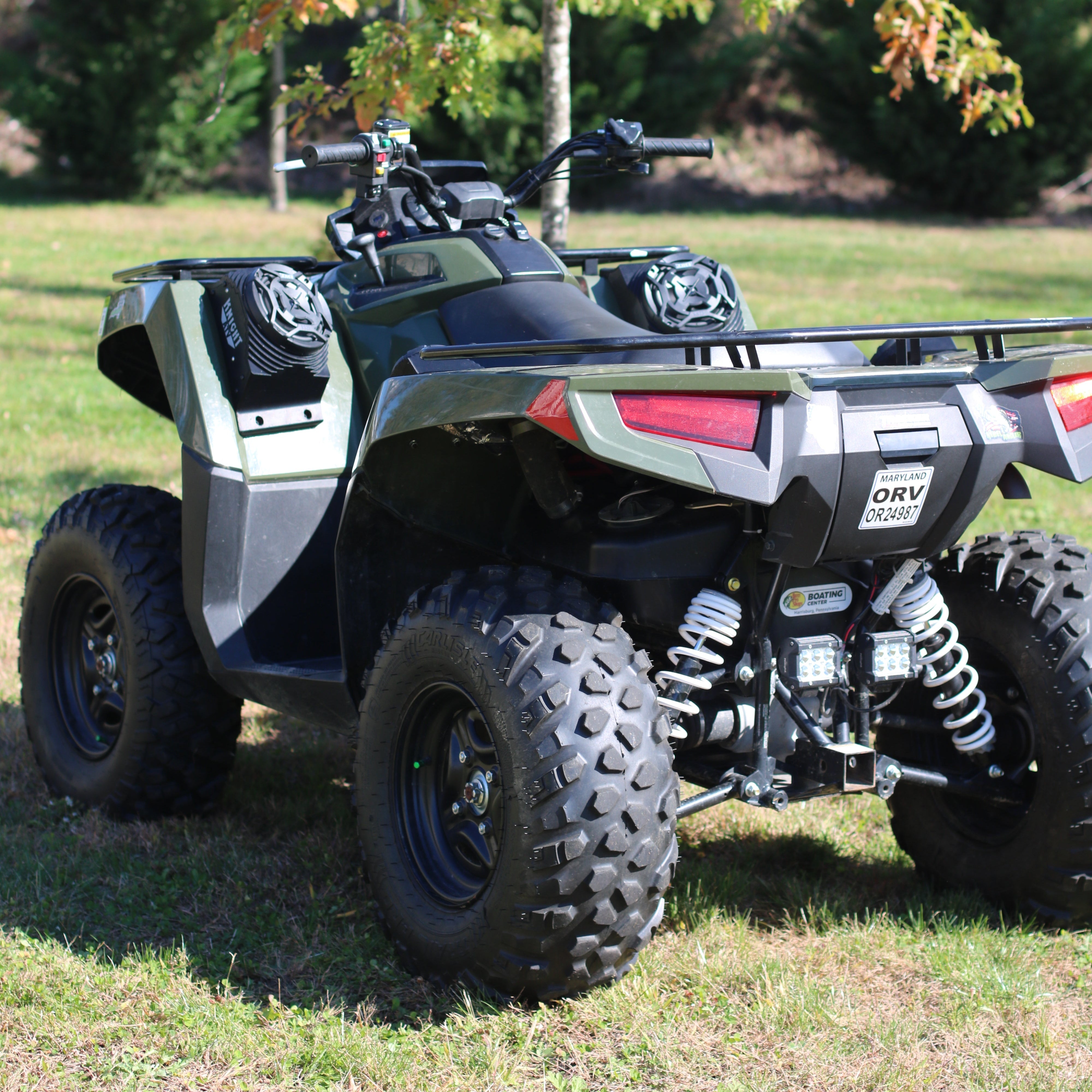 Photo of Tracker Offroad 570 (17–22) Bluetooth LED ATV Sound System by Knight ATV - Premium Power Sports for UTVs / Side by Sides