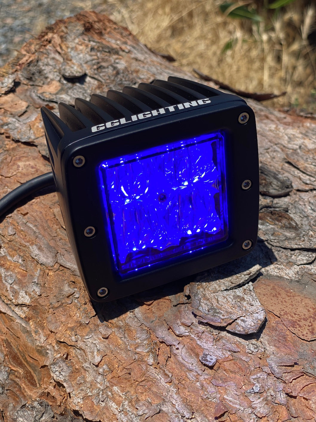 Photo of Blue / Green Dual Color Off Road LED Pod by GGLighting - Premium Light Pods for UTVs / Side by Sides