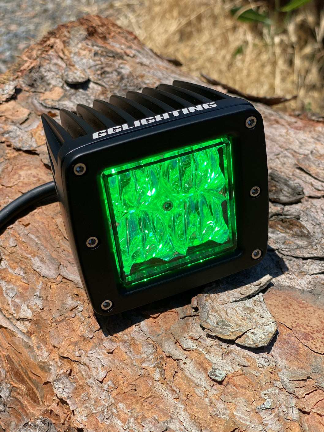 Photo of Blue / Green Dual Color Off Road LED Pod by GGLighting - Premium Light Pods for UTVs / Side by Sides
