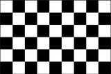 Double Sided Grommet Checkered Flag 12”x18”