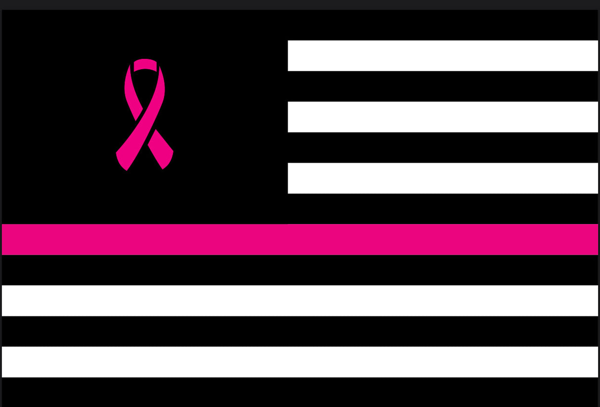 Pink Ribbon FLAG 2’x3’ Double Sided Grommet Flag