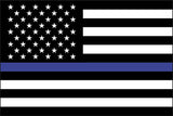 Thin Blue Line Double Sided Grommet Flag 12”x18”