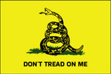 Don’t Tread on Me Yellow Double Sided Grommet Flag 12”x18”