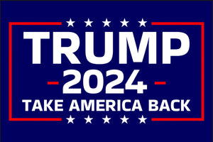 2024 Trump Double Sided Grommet Flag 12”x18”