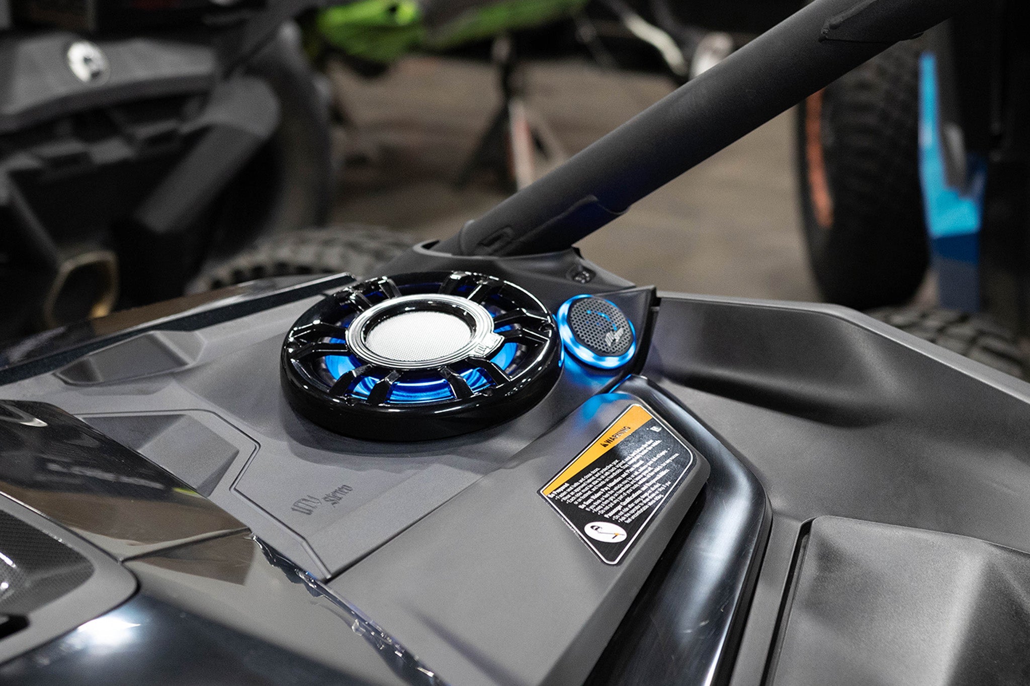UTV Stereo - Can-Am Maverick R 6.5" Dash Panel Speaker Mounts | UTVS-R-DP65
